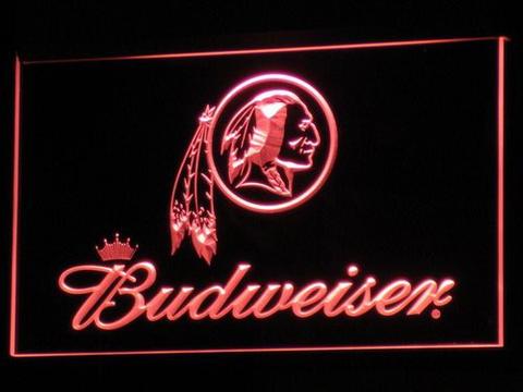 Washington Redskins Budweiser LED Neon Sign